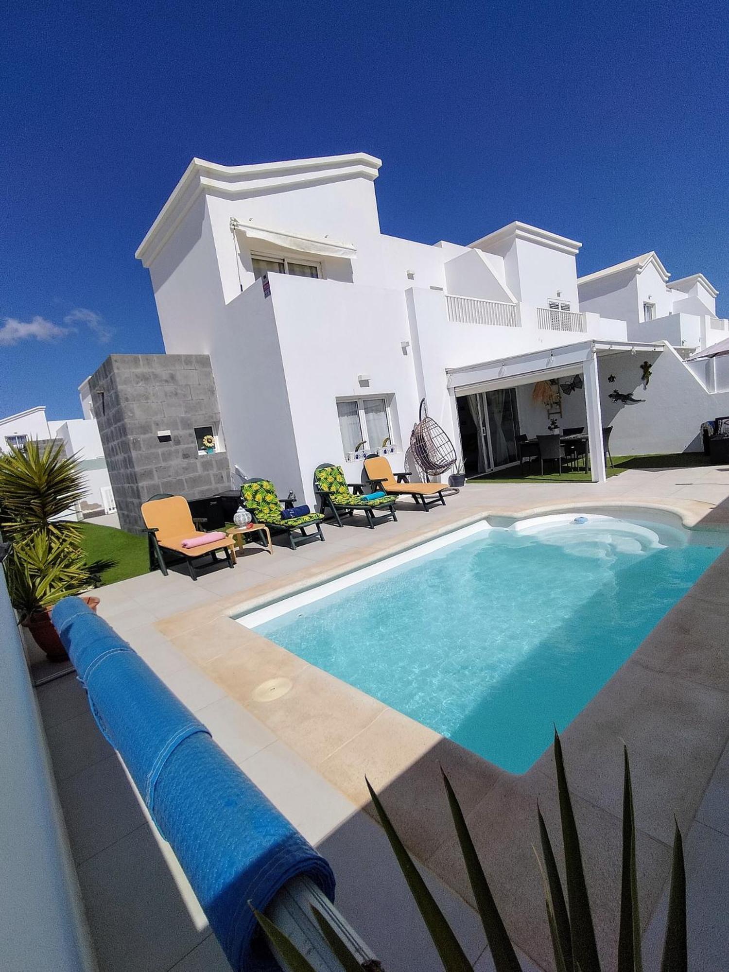 Lovely Villa Agua & Fuego,Heated Pool Playa Blanca  Kültér fotó